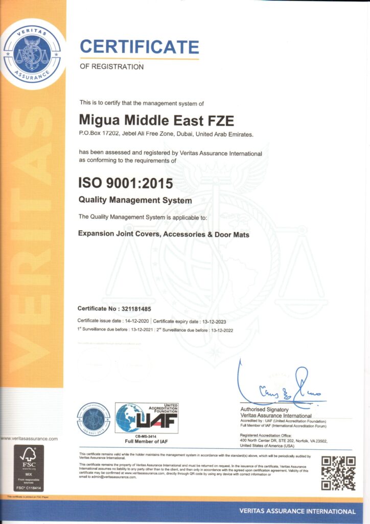 ISO Cert Mugu Certificate